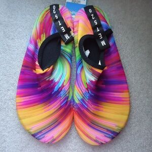 SIMDRI Water Shoes Unisex  Fitnes Gear Rainbow Socks Size-10.5-11.5